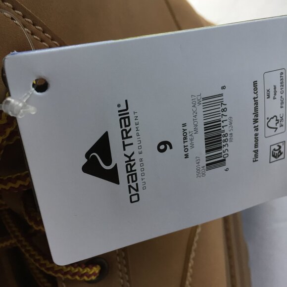 NEW Ozark Trail Men's Troy Boots - Shoe Size 9.0 - Picture 12 of 16